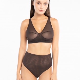 Бюстгальтер ALINA Downtown (шоколад)
