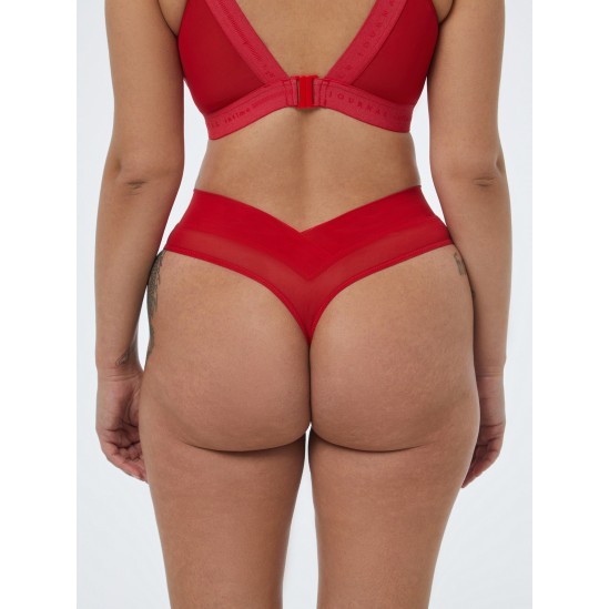 Трусы стринги TRIANGLE Красный